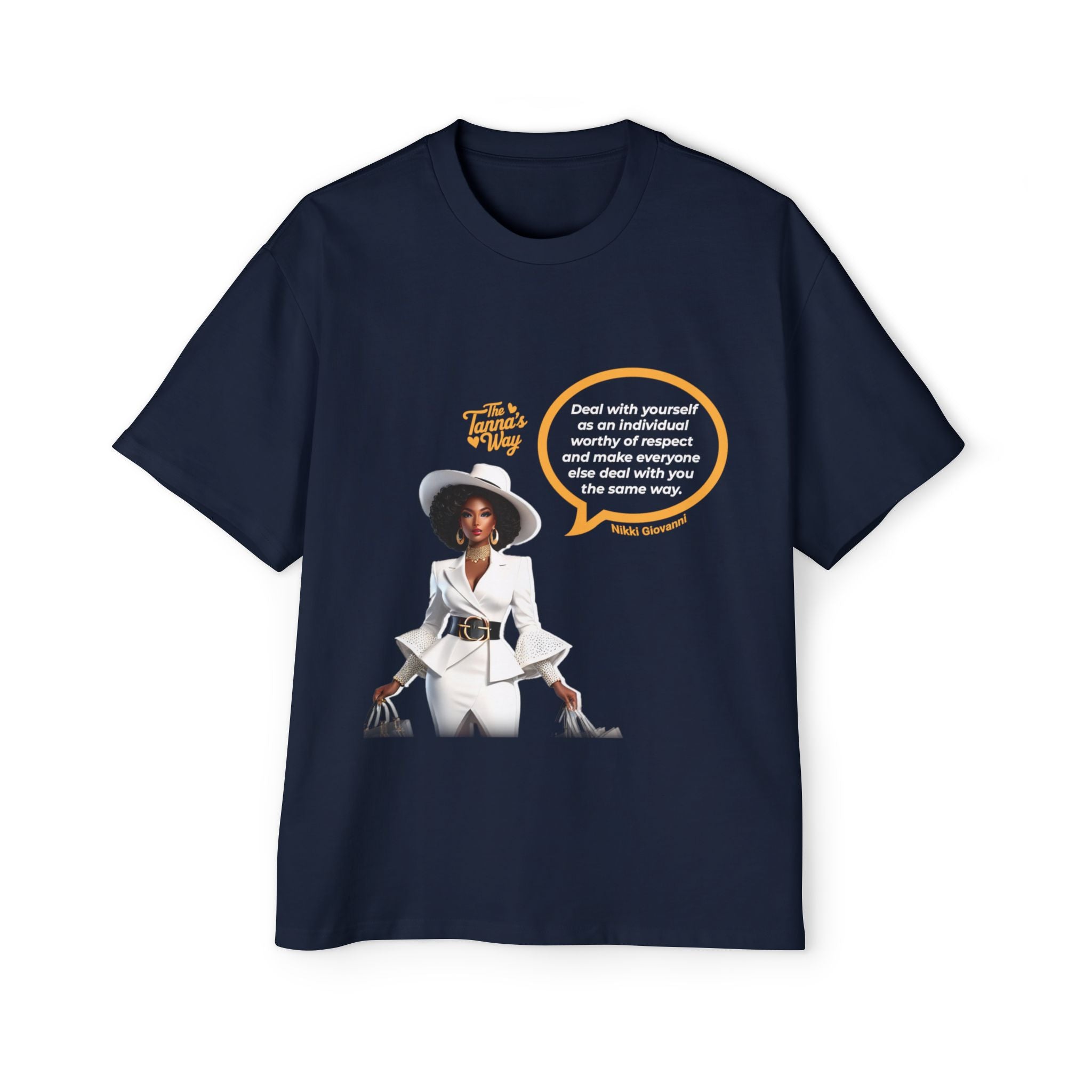 Nikki Giovanni | Men's Heavy Oversized Tee
